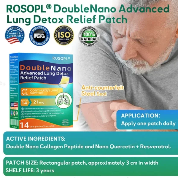ROSOPL® 𝐃𝐨𝐮𝐛𝐥𝐞𝐍𝐚𝐧𝐨 𝐀𝐝𝐯𝐚𝐧𝐜𝐞𝐝 𝐋𝐮𝐧𝐠 𝐃𝐞𝐭𝐨𝐱 𝐑𝐞𝐥𝐢𝐞𝐟 𝐏𝐚𝐭𝐜𝐡 - Image 2