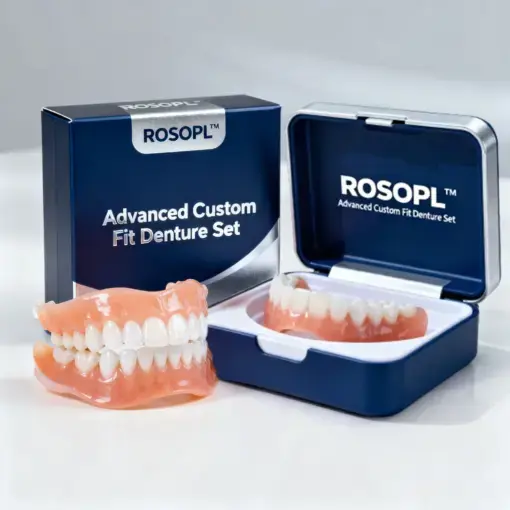 ROSOPL™ Dentures–Smile Confidently Again in Just 3 Minutes – No Dentist Needed!